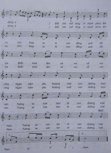 Sheet nhạc Đường Bốn Mùa Xuân 3